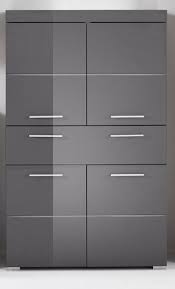 Kommoden hängekommoden für badezimmer viel stauraum große auswahl schnelle lieferung kostenloser versand. Bad Schrank Midischrank Hochglanz Grau Badezimmer Kommode Badmobel Amanda 73x132 Kaufen Bei Hood De