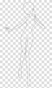 Anime Bases Woman Body Outline Transparent Background Png Clipart Hiclipart Based on a low poly anatomically correct human female body, this download contains 1 x.obj and 1 x.ztl and is a perfect starting point for any female character model. anime bases woman body outline