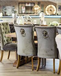 This chair will be the focal point in any area of the home or formal setting. The Vicenza Taupe Velvet Dining Chair Is Sure To Impress Thanks To The Stylish Brass Coloured Lions Head Knock On The Velvet Dining Chairs Dining Chairs Chair