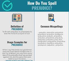 Given that prejudice is learned, it, too, can be unlearned. Correct Spelling For Prejudice Infographic Spellchecker Net