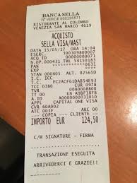I M Sure It Was An Honest Mistake But 135 For Simple Lunch For 3 Is Incomprehesible Picture Of Al Colombo Venice Tripadvisor