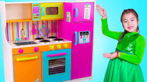 Check spelling or type a new query. Jannie Pretend Play Cooking Food Challenges With Giant Kitchen Toy Youtube