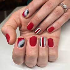 O H I O Lacquergallery Girlgang Asseenincolumbus Columbusnails Gelmanicure Gelnails Gel Nailsofinstagram Os Nails Hair And Nails Nail Designs