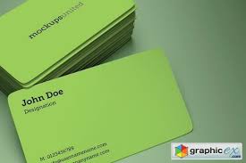 Click to download rounded corner business card mockup free psd graphics. Rounded Corner Business Card Mockup Free Download Vector Stock Image Photoshop Icon