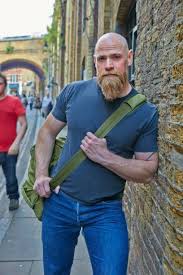 All natural ingredients · beard responsibly · satisfaction guaranteed Marry Me Please Bald Men Style Bald Men With Beards Bald With Beard