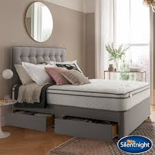 Maybe you would like to learn more about one of these? Silentnight 1200 Pocket Memory Cushion Top Mattress Slate Grey Divan Double Costco Uk
