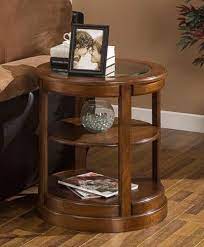 Round Accent Table With Glass Click Image To Review More Details Note It Is Affiliate Link T Sofa Table Decor Glass Side Tables Wooden Living Room Furniture