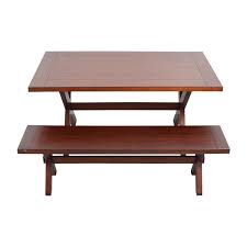 When it comes to furniture, i just don't think it's high quality. 90 Off Pier 1 Pier 1 Imports Nolan Wood Dining Table With Bench Tables
