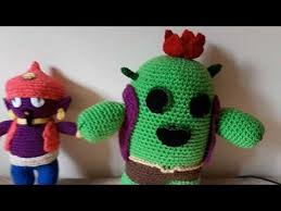 She shoots her mechanical drones at range, and her super sends forth an angry army of swarming bees!. Amigurumi Amigurumi Genius And Cactus Brawl Stars Amigurumi Patterns Amigurumi Patterns Patron Crochet Amigurumi Free Pattern