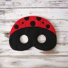 Masquent De Coccinelle Masque Feutre Kids Par Annscrafthouse Felt Kids Mask For Kids Felt Mask