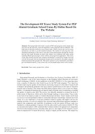 Respondents were randomly sampled from complete database of. Pdf The Development Of Tracer Study System For Pep Alumni Graduate School Unnes By Online Based On The Website