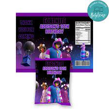 Spring is in full swing which means its time to hit the refresh button. Fortnite Season 5 Birthday Chip Bag Digital File Printable Diy Bobotemp
