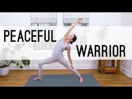 Peaceful Warrior Yoga Yoga With Adriene Yoga With Adriene Free Yoga Videos Warrior Yoga