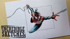 When the marvel universe resets, after the events of secret wars, miles will be staying, and will also be an avenger. Drawing Ultimate Spider Man Miles Morales Speed Drawing Incredible Sketches Youtube