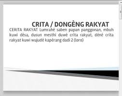 Sehingga bisa mendapat nilai yang sempurna. Media Pembelajaran Power Point Materi Cerita Rakyat Www Harrywidhiarto Com