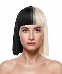 Today i found this long hair singer while im surfing the net.she has an amazing hair.subscribe to my channel to get more videos. Fashion Woman Men Style Short Bob Wigs Half Black Blonde White Party 4 Styles Ebay In 2021 Short Bob Wigs Black And Blonde Line Bob Haircut