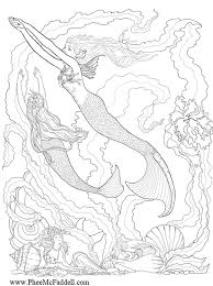 39+ mermaid adult coloring pages for printing and coloring. Detailed Mermaid Coloring Page Novocom Top
