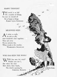 Who Has Seen The Wind Neither I Nor You Poem Milkweed Seed Childrens Poems Nursery Rhymes Poems Childrens Poetry
