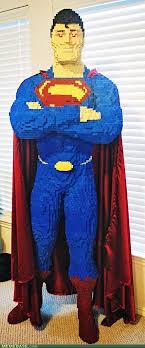 Lego Superman Built By 14 Year Old Super Kid Lego Mania Lego Lego Sculptures Lego Brick
