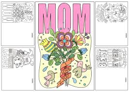 Learn more by kerrie hughes 17 march 2020 funny, cute and quirky,. 4 Free Printable Mother S Day Ecards To Color