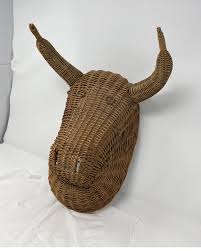 Thingiverse is a universe of things. Rattan Bull Head At 1stdibs