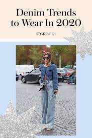 2020 Jeans Trends All The Denim Styles You Ll See This Year Stylecaster Denim Trends Skinny Jeans Street Styles Denim Street Style