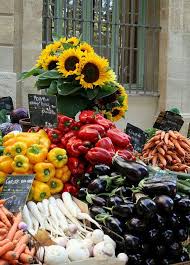 Aix Sunflowers Farmers Market Fruit And Veg Provence