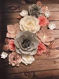 Baby Nursery Wall Decor Paper Flowers Paper Flowers Paper Flowers Diy Giant Paper Flowers