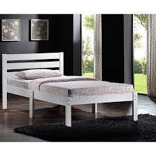 Dontao Wooden Twin Bed Multiple Colors Walmart Com Slatted Headboard Wood Twin Bed Stylish Beds