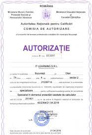 Autoritatea nationala pentru calificari standard. Centru Anc Aitoritatea Nationala Pentru Calificari It Learning