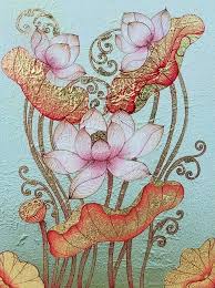 All png & cliparts images on nicepng are best quality. Lotus Floral Art Best Lotus Paintings Royal Thai Art