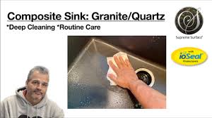 Deep Clean And Protect Composite Sinks