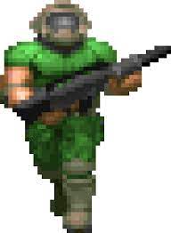 Help Needed With Helmet Build Doom Marine Cool Pixel Art Pixel Art Doom Demons