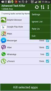 Terminar tareas, liberar memoria, acelerar su telefono, ahorro de bateria. Advanced Task Killer Free For Android Apk Download