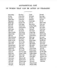 Maybe you would like to learn more about one of these? Christmas Charades This Book Gives You Original Rules And Word Lists Of The Game When It Began