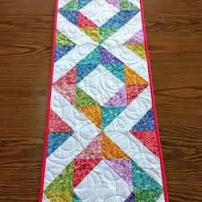 French Braid Quilt As You Go Qaug Christmas Table Runner Etsy In 2020 Quilted Table Runners Quilts Table Runner Pattern