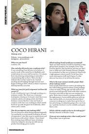 artist profile coco hirani make up