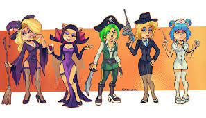 Nitroneato On Instagram Trick Or Treat Happy Halloween From Miss Nitro Crashbandicoot Crash Bandicoot Characters Crash Bandicoot Crash Team Racing