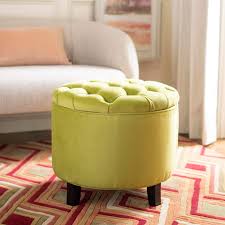 Ottomans and poufs are on sale at cymax! Amelia Asparagus Tufted Storage Ottoman Green French Country Shabby Ch Diamond Home