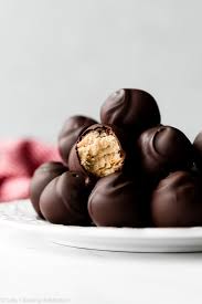 In a bowl, whisk together the peanut butter and the powdered sugar. Peanut Butter Balls Truffles Recipe Video Sally S Baking Addiction