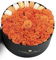 Notre Fleur Orange Roses Box Luxury Gift Box Luxury Gifts Luxury Gift