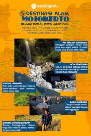 Destinasi Wisata Alam Di Mojokerto Ini Nggak Bakal Bikin Menyesal Alam Surabaya Infografis