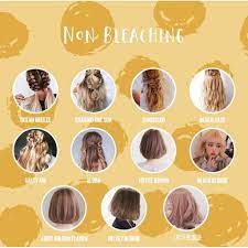All brunettes have orange and red undertones in their hair, which is the residual color you get after you bleach it! Huenicorn Non Bleach Hair Dye Color Shopee Philippines