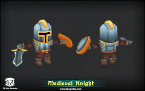 Medieval Knight Medieval Knight Knight Low Poly Character