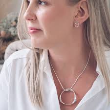 Circle Pendant Necklaces