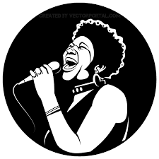 Black And White Vector Art Anime Vector Black Female Singer Vector Free Vector Graphics Download Free Vector Clip Art Packs Black Female Singers Female Singers Black Anime Characters