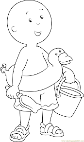Find thousands of coloring pages in the coloring library. Caillou On Beach Coloring Page For Kids Free Caillou Printable Coloring Pages Online For Kids Coloringpages101 Com Coloring Pages For Kids