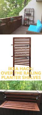 Our 2x4, 2x6, and 2x8 deck rail hooks will fit snug over wooden deck rails using standard dimensional lumber in those sizes. Pin On Ikea Hacks