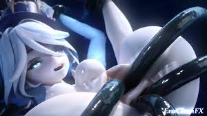 4 tentacles inside Genshin Furina