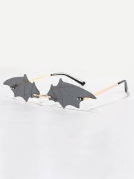 It gives such a fun look for halloween. Men Halloween Bat Decor Sunglasses Shein Asia